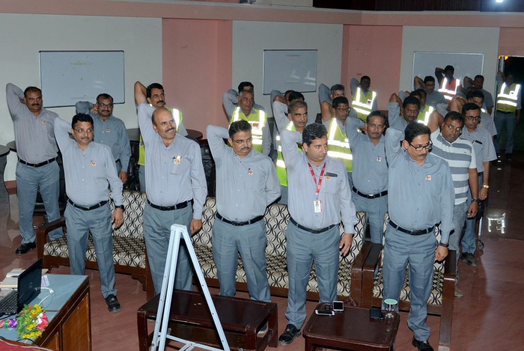 विक्रम सीमेंट में उच्चाधिकारियों के लिए खुशहाल जीवन कार्यशाला संपन्न
